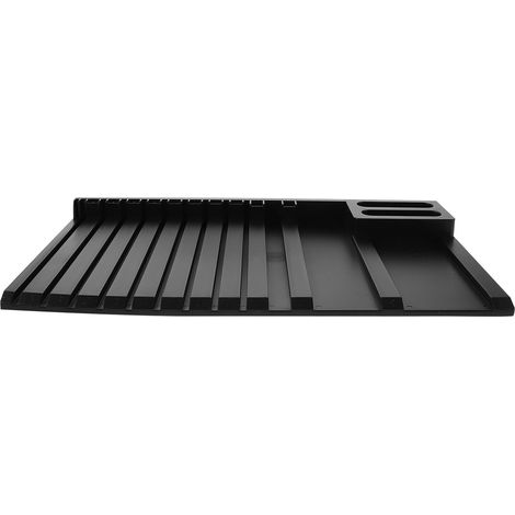 Organisateur D'outils Compartiments Réglables en Plastique Noir et Étagères Multi-Niveaux pour Rangement DIY et Atelier de Modélisme (1/5)