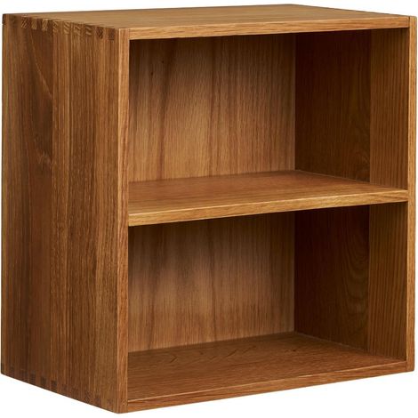 Mina étagère murale 2 tablettes chêne.
