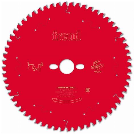 Doerr FREUD lama sega circolare Ø260 mm 60 denti argento