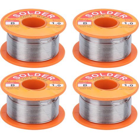 Bobine de 50g de fil à souder à âme décapante, 4 pièces, 1mm, haute pureté, sans nettoyage pour soudure et brasage. (1/5)