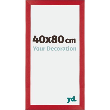 yd. - Cadre photo 40x80 - Rouge - MDF - Mura (1/5)
