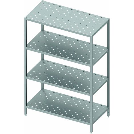 Rayonnage Inox Alimentaire - Etagère Perforée - Profondeur 700 - Stalgast