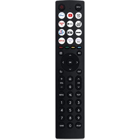 Télécommande TV de Remplacement Compatible avec Hisense ERF3D86H, Sans Configuration, Sans Commande Vocale (1/5)