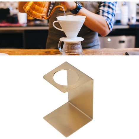 Porte-filtre à café monotrou type C pour café, porte-tasse à café filtre, accessoires de café, version dorée. (1/5)