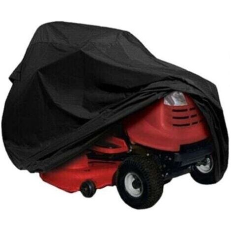 Housse pour Tondeuse Housse pour Tondeuse à Gazon autoportée,bâche de Tondeuse à Gazon,Housse de Capot Housse imperméable pour Tracteur de Jardin autoporté (Color :noir 182x111x116cm)