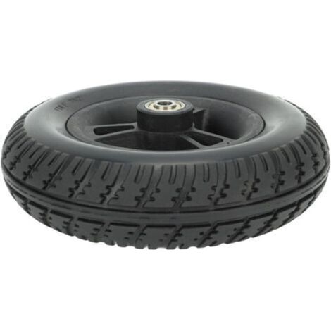 Remplacement de roue de fauteuil roulant antidérapant solide PU forte capacité portante accessoires de marcheur 7 pouces