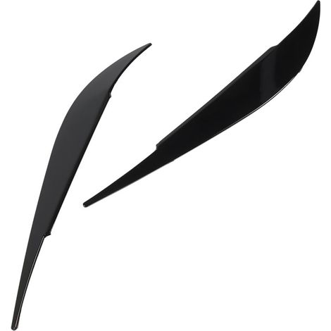 Coppia di sopracciglia colorate per fari, robuste ed eleganti, copertura protettiva per palpebre dei fari per Serie 4 F32 F33 F36, nero lucido (1/5)