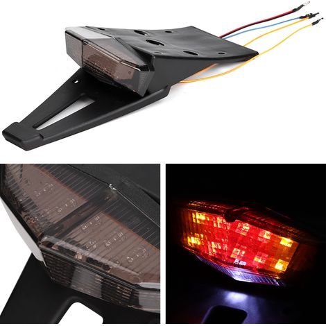 Feu arrière LED universel pour moto tout-terrain Endure, modèle Endure, universel