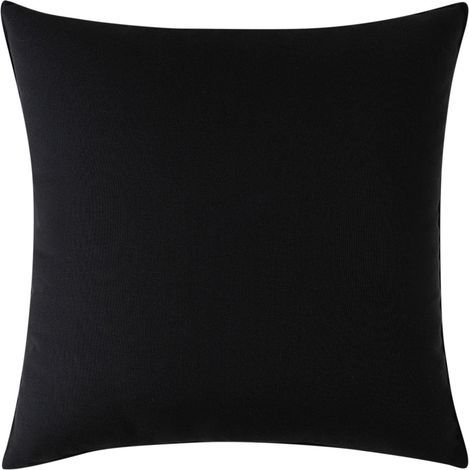 Housse De Coussin Extérieure Étanche - 45 x 45 cm - Tissu Oxford - Pour Jardin, Terrasse, Canapé Ou Tente - Noir - 1 Pièce (1/5)