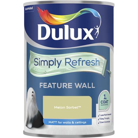 Dulux Simply Refresh Feature Wall Matt Emulsion Paint - 1.25L - Melon Sorbet
