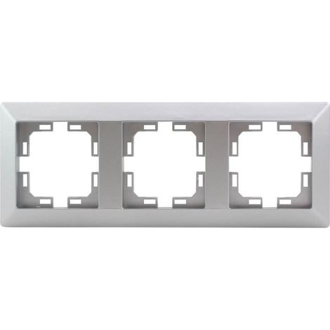 Embellecedor triple Gamma Plata mate