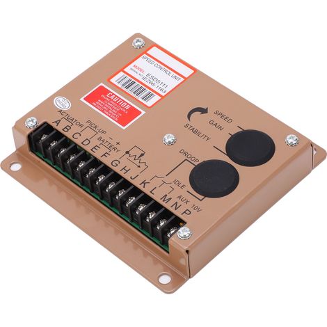 Régulateur électronique de vitesse pour générateur, carte de contrôle de vitesse, régulateur de courant continu ESD5111 12 V/24 V (1/5)
