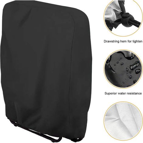 Housse imperméable pour chaise pliante extérieure en tissu Oxford, protection UV et anti-poussière. (1/5)