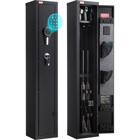 Acier laminé à froid et 3 boulons, pour un rangement sécurisé, coffre-fort pour armes longues et pistolets (1/5)