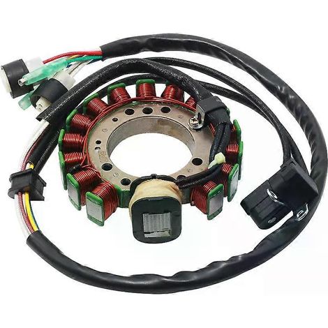 Bobine de stator OEM : 1YW-85510-21 pour moto Yamaha YFM350FW Big Bear 350 4WD/2WD, YFM350X Warrior 350 et YFM350FW Big Bear 350 4WD (1/5)