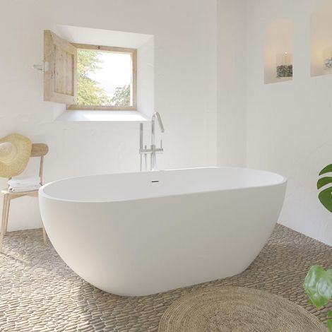 Freistehende Badewanne RONDO SANYCCES 170 cm (1/4)