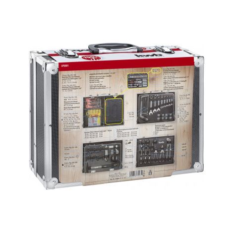 KWB Einhell 49375561 Juego de 199 herramientas manuales en maletín de aluminio (1/5)