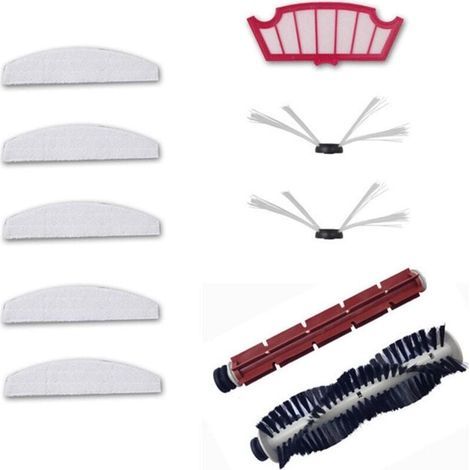 principal Brosse Paire + Brosse latrale 2+ balai franges 5+ Filtre HEPA 1pour Seebest C561565C571de remplacement Aspirateur Robot-ARCAN