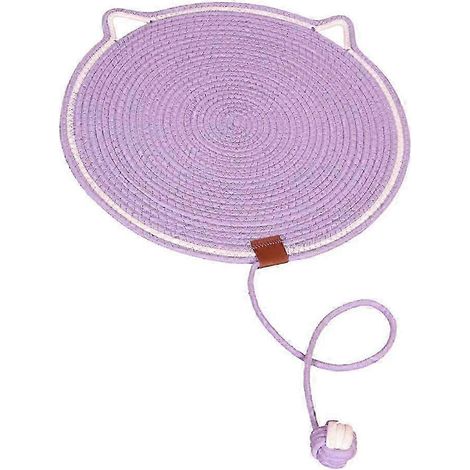 Katzenkratzmatte mit Ball, Schutz für Möbel, Sofa und Teppich-Violet (1/5)