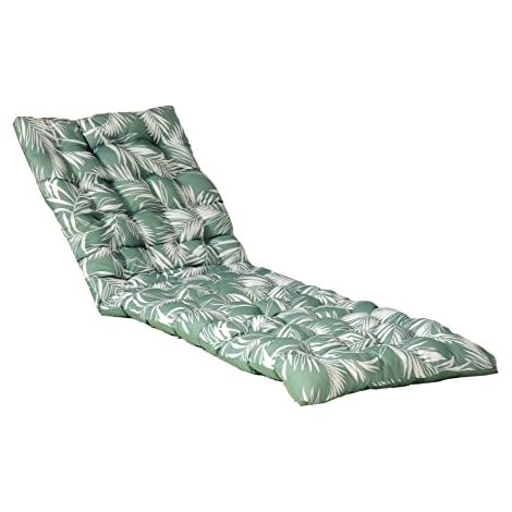 Atout Ciel Cuscino trapuntato bicolore per bagno di sole, lettino in tessuto idrorepellente 190 x 60 cm, 4 varianti (1/4)