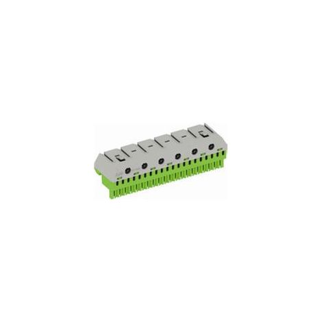 Bornier terre Mistral 20X4mm²+6X25mm² Rapide et à vis 1SPE007715F9717 ABB 799213 (1/4)