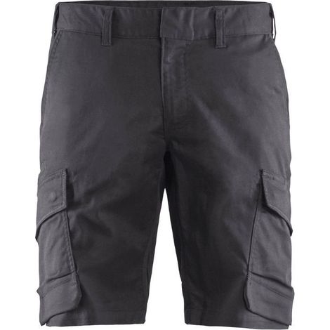 Short de travail pour l'Industrie stretch 2D 1446 - Gris moyen/Noir 2XL - FR(52) - SE(C58) - Standards (1/4)