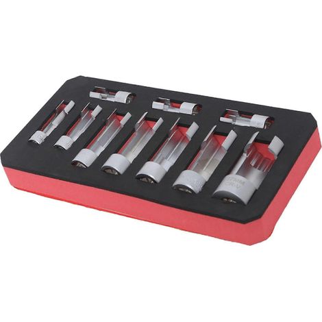 Compatible avec les outils de démontage à clé coudée et les outils de réparation de filetage pour les capteurs d'oxygène automobiles (10-27 mm) (1/5)