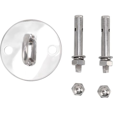Support balançoire plafond - inox 304 - forme U - pour hamac (1/5)