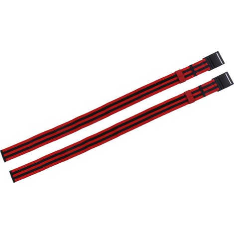2-teiliges Fitness-Okklusionstrainingsband, Blutflussbehinderungsband zum Muskelaufbau, Rot, für Beine 101 cm (1/5)