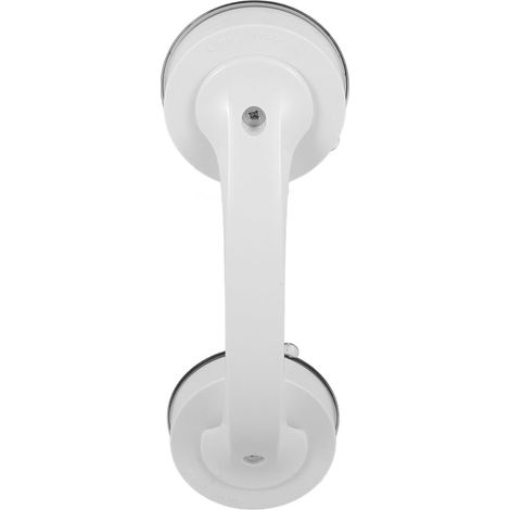 Barre d'appui à ventouse, plastique, blanc, antidérapante (1/5)