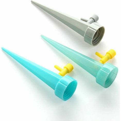 Abreuvoir à fleurs, système d'arrosage automatique de plantes tricolores de 3 pièces, accessoires de plantes d'irrigation de jardin d'abreuvoir automatique de fleurs (1/3)