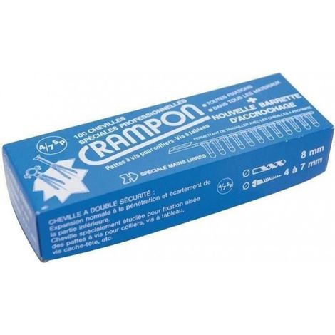 Lot de 100 Chevilles - Sp 4/7 mm (1/4)