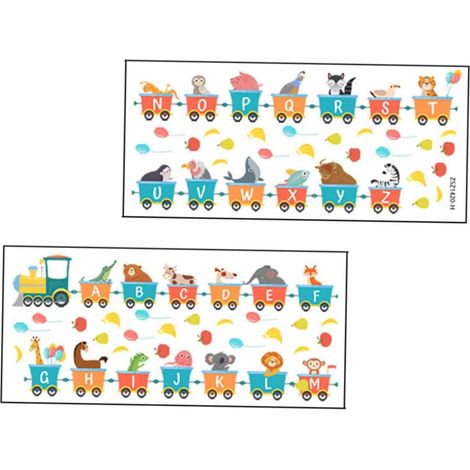 Stickers muraux décoratifs alphabet ORFOFE en PVC 2 feuilles (1/5)