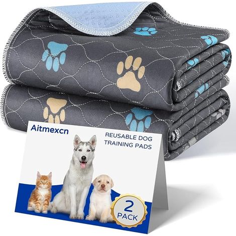 Washable Puppy Bed Pads 60 x 90 cm Reusable Incontinence Pad for Home Car Travel (1/5)