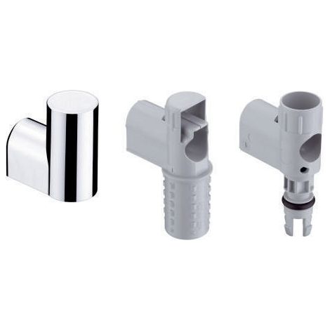 Soporte de pared HG con tapa para Wd-st UnicaD satinox