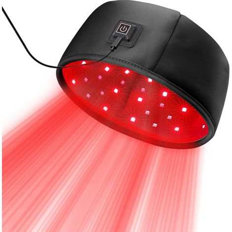 Gorra láser, gorra láser aprobada por la FDA para el crecimiento del cabello, la terapia de luz roja promueve el crecimiento del cabello en mujeres y hombres.