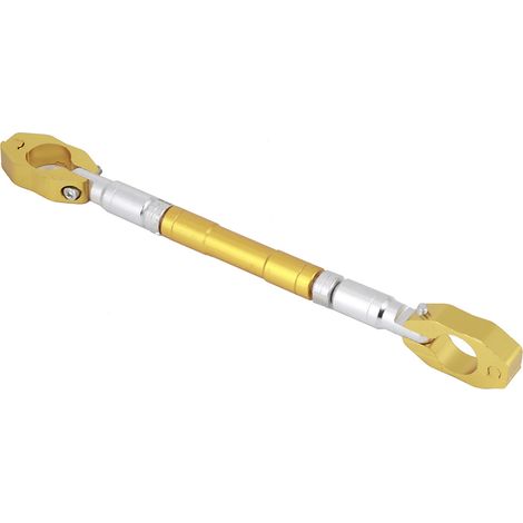 Verstellbarer Querlenker aus Aluminiumlegierung für Motorräder, universeller Balance-Bar, goldfarben, geeignet für Offroad- und Straßeneinsatz. (1/5)