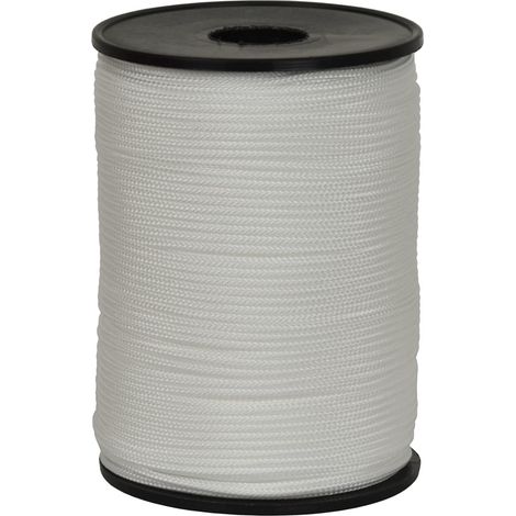 Construction Corde De Sécurité 2,0 Mm-500 Mt White Couleur : Blanc (1/2)
