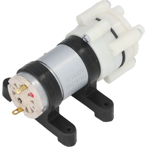 Micro-pompe à diaphragme R385 DC12V 6mm ID 8.5mm OD pour aquarium, laboratoire, analyse et infusion de thé (1/5)