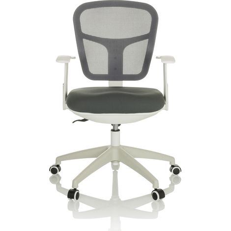 [GEBRAUCHT] Hjh Office Bürostuhl Drehstuhl Schreibtischstuhl Netzstoff Stoff Armlehne Grau B-Ware