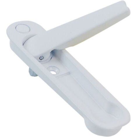 royaluxe-Poignée escamotable pop-up pour porte coulissante, blanc mat, sans fraisage de cuvette obligatoire, trous de vis pré-percés, fixation directe, pour placard et dressing, Carré 7x26mm