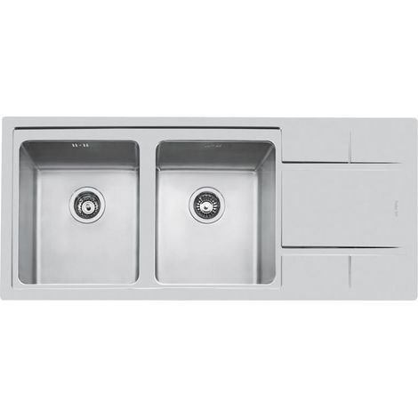 Foster S4000 116.2V.FT Lavabo sobre-encimera Rectangular Acero inoxidable (1/5)