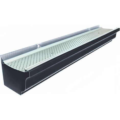 Pare-feuille alu pour gouttière G400 (2,28m) - ALUHOME