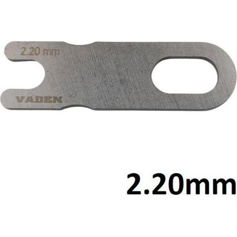 Lame de compensateur d'entretoise de réglage d'injecteur Volvo 2,20 mm  VAD130005005 (1/4)