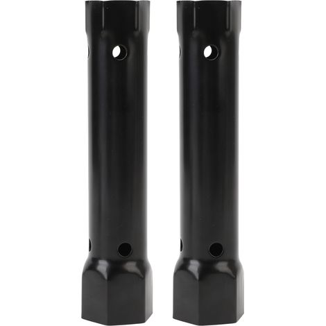 Juego de 2 llaves de vaso para grifos (34 mm y 40 mm) fabricadas en acero al carbono, herramientas manuales para la instalación y reparación de grifos de ducha.