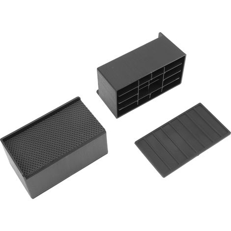 Lot de 4 pieds de canapé en L, patins antidérapants en caoutchouc pour meubles, lit, canapé, lave-linge, socle électrique (1/5)