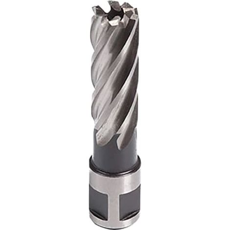 Evolution Heavy-Duty 15mm x 50mm Cyclone Annular Mag Drill Cutter with Long 15mm Broaching Cutter (Made in Britain)