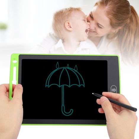 Ardoise Écran LCD 8,5 Pouces pour Enfants, Tableau Dessin Écologique Monochrome (1/5)