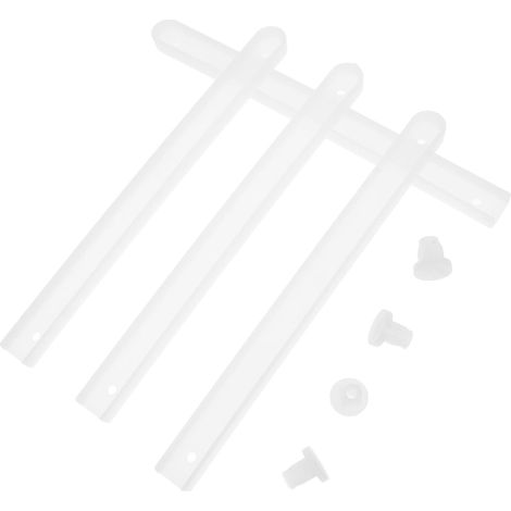 Patins de Meubles Glissières de Tiroir en Plastique 18,5 cm 2sets pour Cabinet et Cupboard - Installation Facile, Sans Ébarbures (1/5)