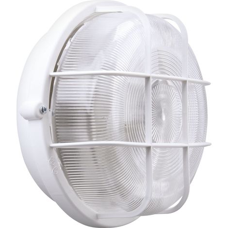 ECO Hublot Ext. IP44 IK02 rond blanc E27 100W max. lpe non incl. ARIC 3637 (1/5)